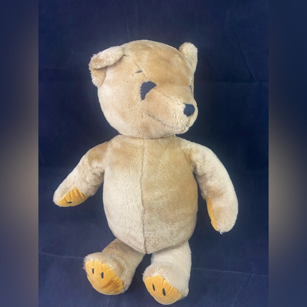 1979 JOSHUA the Teddy Bear Plush Determined Productions Vintage 70s Stuffed